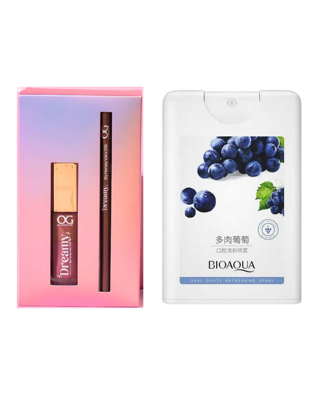 Vista 2 de Lip Kit Dreamy y Spray Bucal Arandano